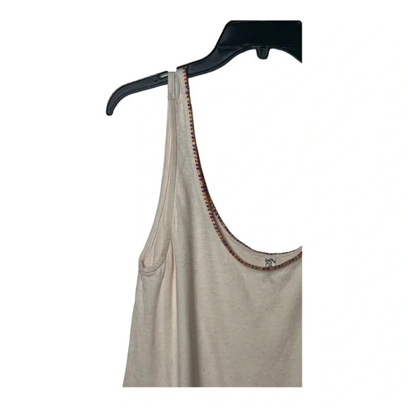1619. FREE PEOPLE INTIMATELY SLEEVELESS TANK TOP SIZE SMALL EMBROIDERED TRIM - Picture 3 of 10